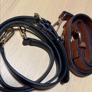 Calvin Klein Black and Brown Leather Belts